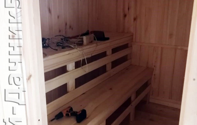 4 Брусовая баня Б-35 6×8, 42 м², Московская область, Рузский райн, Деревня Подолы (13)